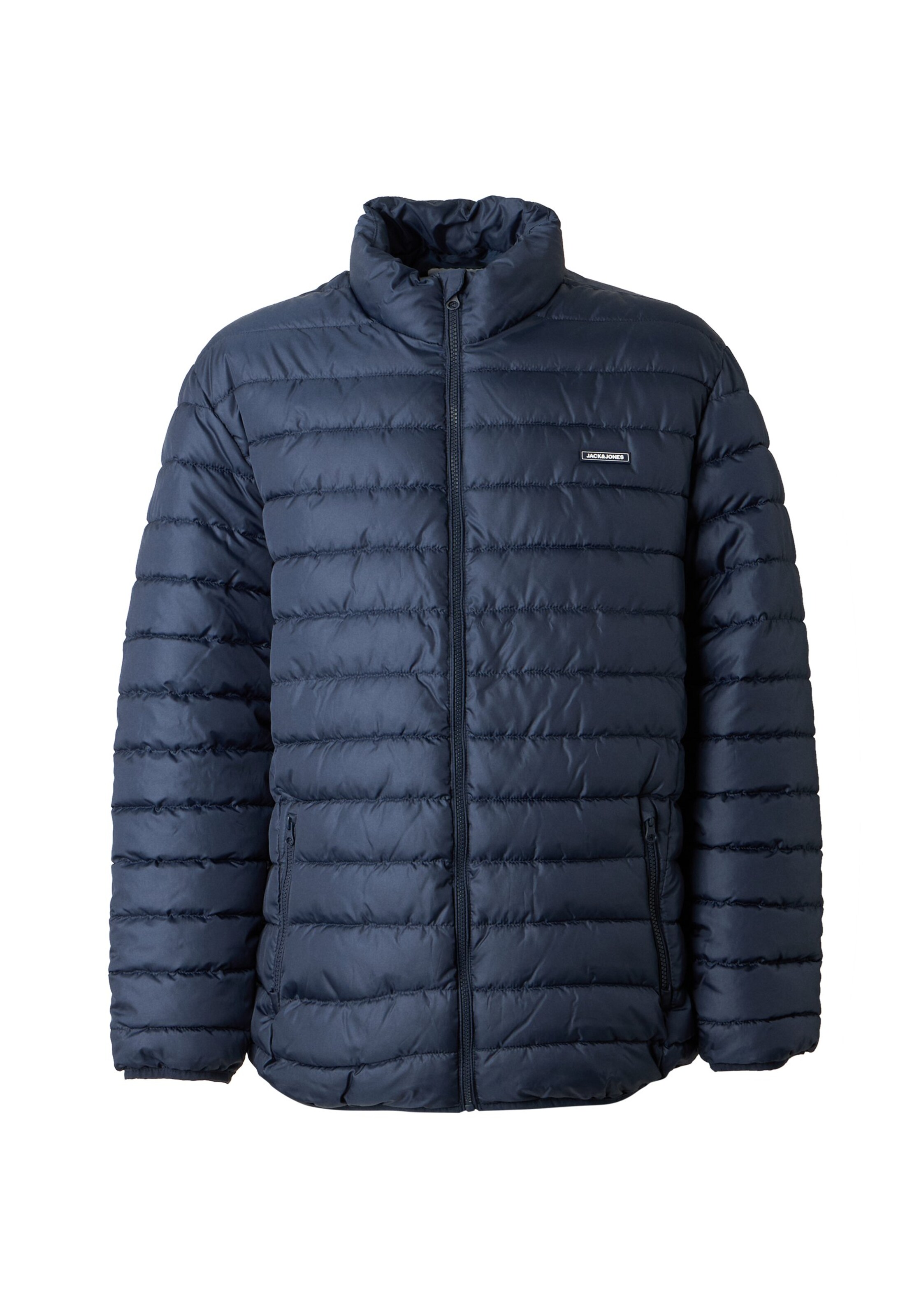 Jack & Jones Plus Jacke 'JJElvis' in Blau: Vorderseite