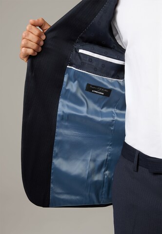 STRELLSON Slimfit Anzug 'Caleb-Madden' in Blau