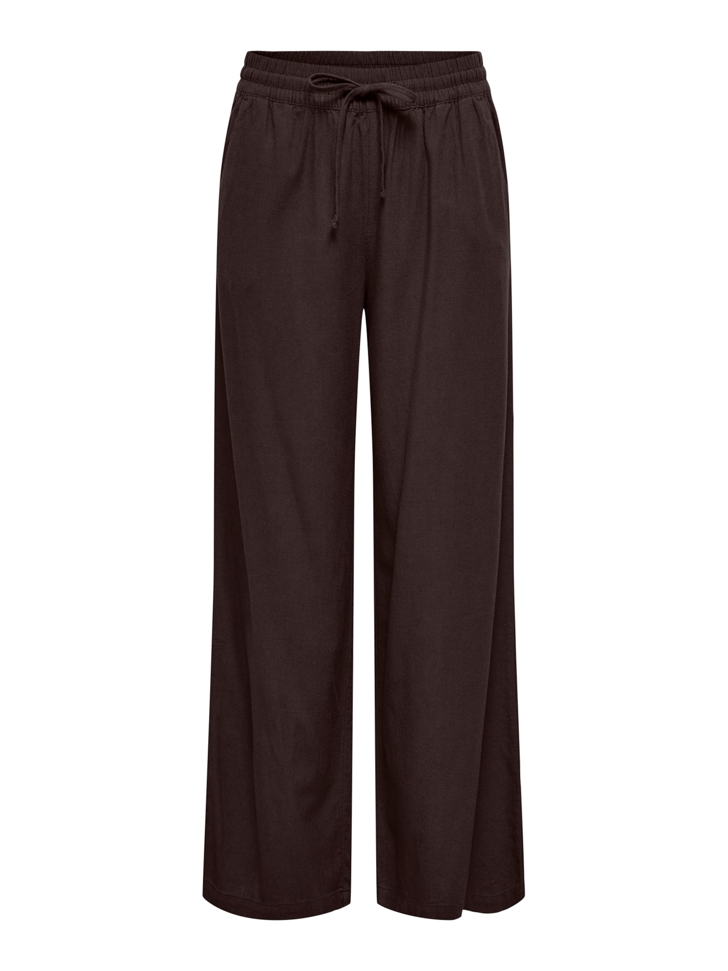 JDY Широкий Штаны 'JDYSAY' в Коричневый: спереди