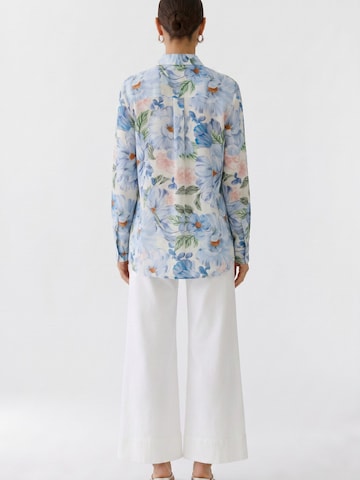 OUI Bluse in Blau