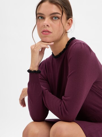 Marie Lund Strickkleid in Lila