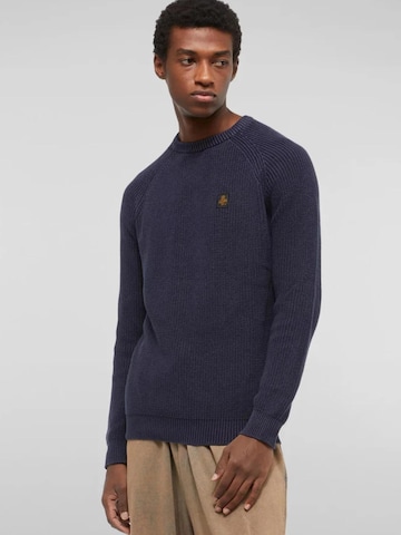 Refrigiwear Sweter 'M27100MEREK PULLOVER' w kolorze niebieski