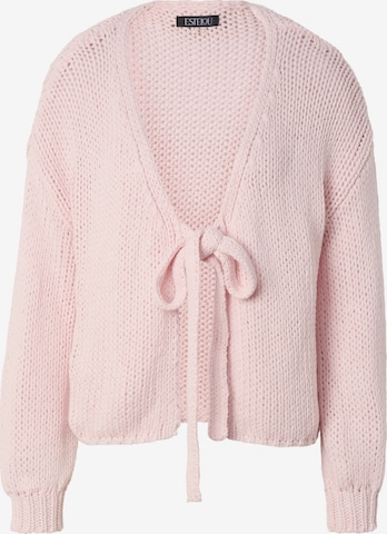 Estelou Knit cardigan in Pink: front