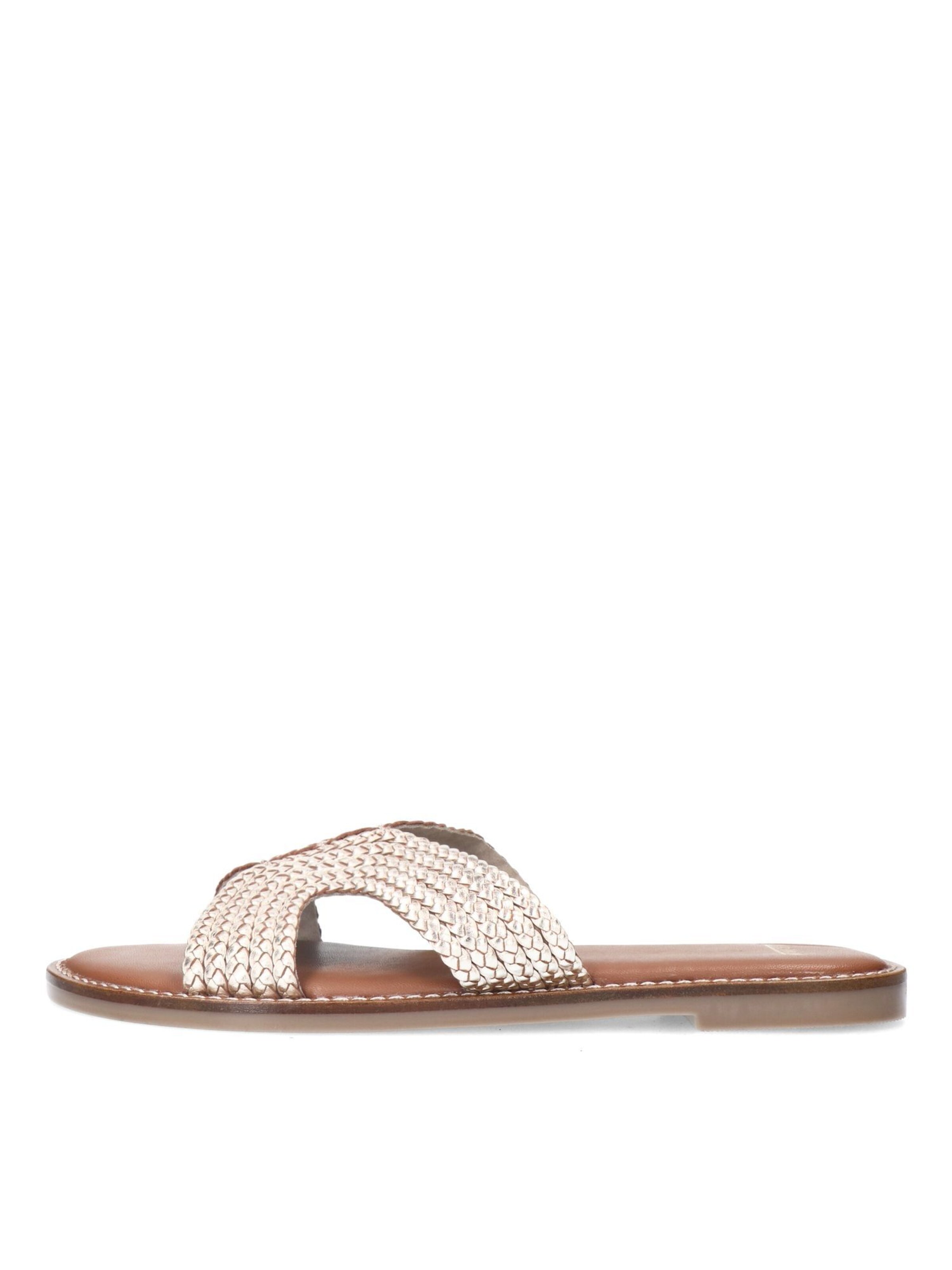 MANFIELD Mules in Gold