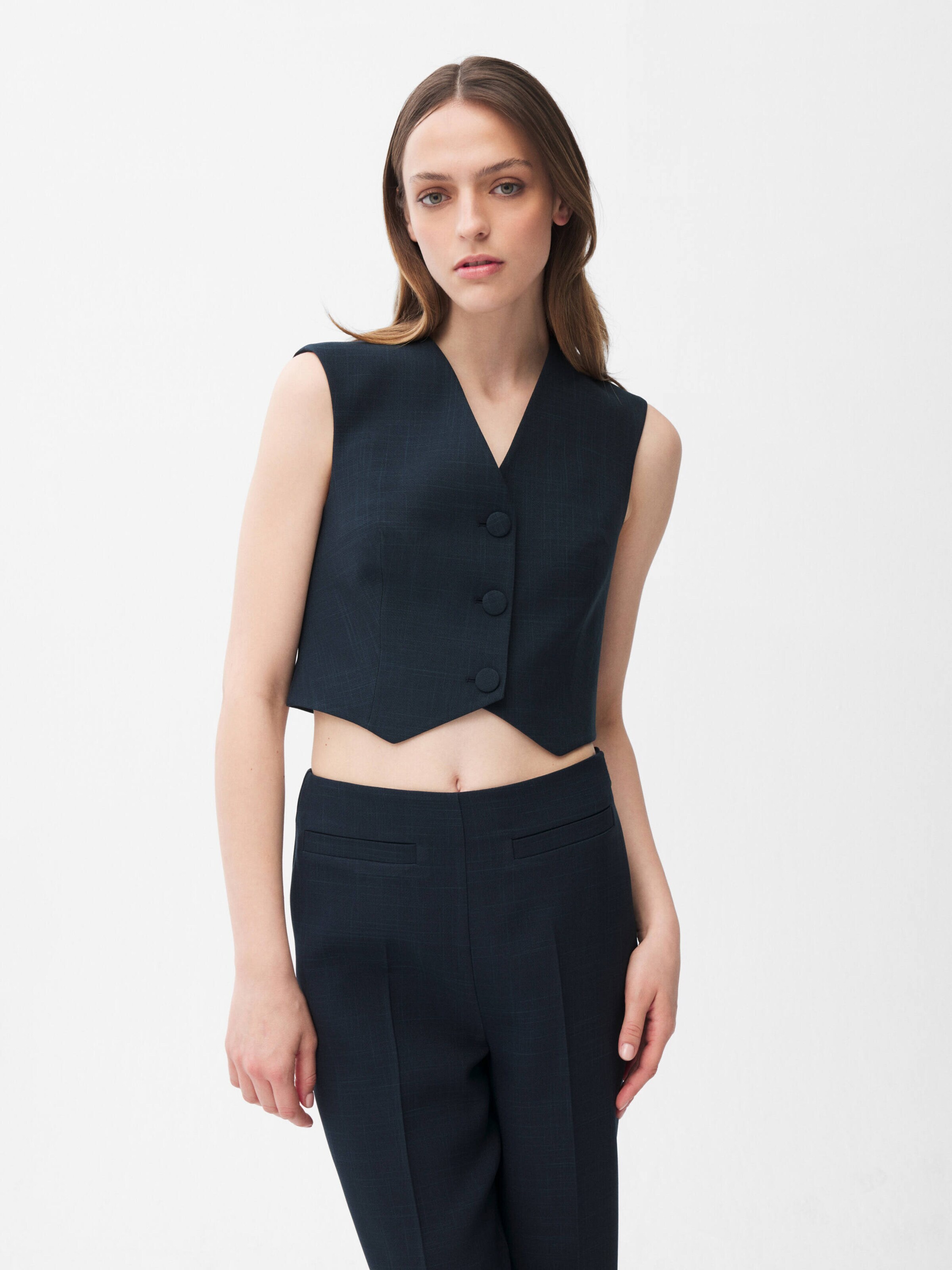 Gilet adl en bleu : devant