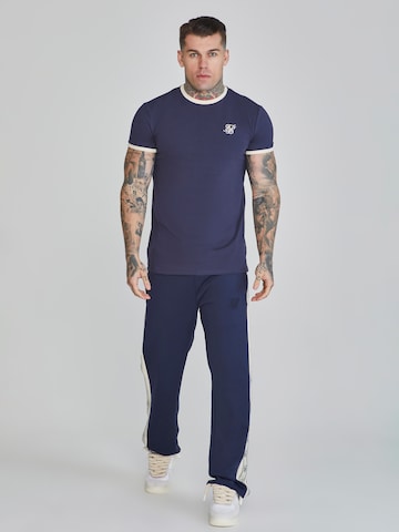 SikSilk T-Shirt in Blau