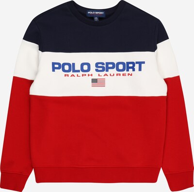 POLO RALPH LAUREN Sweatshirt i blå / marinblå / röd / vit, Produktvy