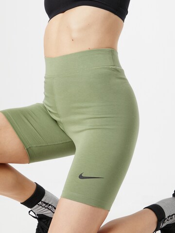 Nike Sportswear Skinny Legíny - Zelená