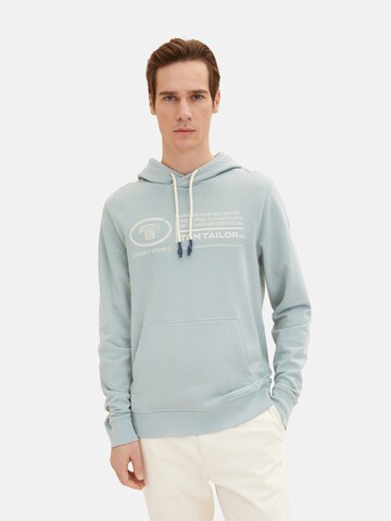 Sweat-shirt TOM TAILOR en bleu : devant