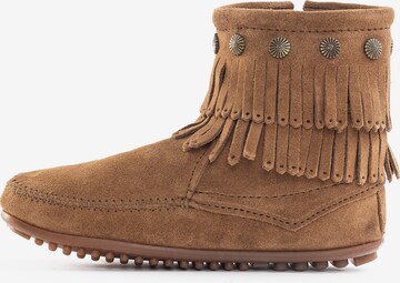 Minnetonka Bootie in Brown: front