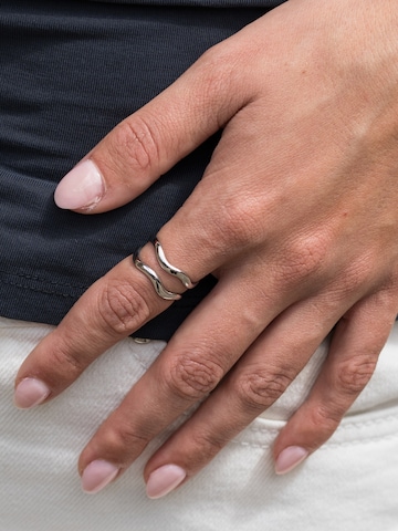 hiBALI Ring 'Organic' in Silver