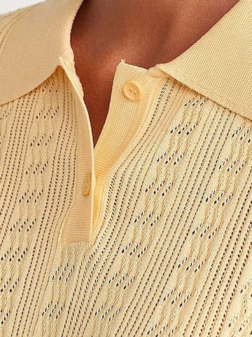 Camicia da donna 'Blusen' di Dilvin in giallo