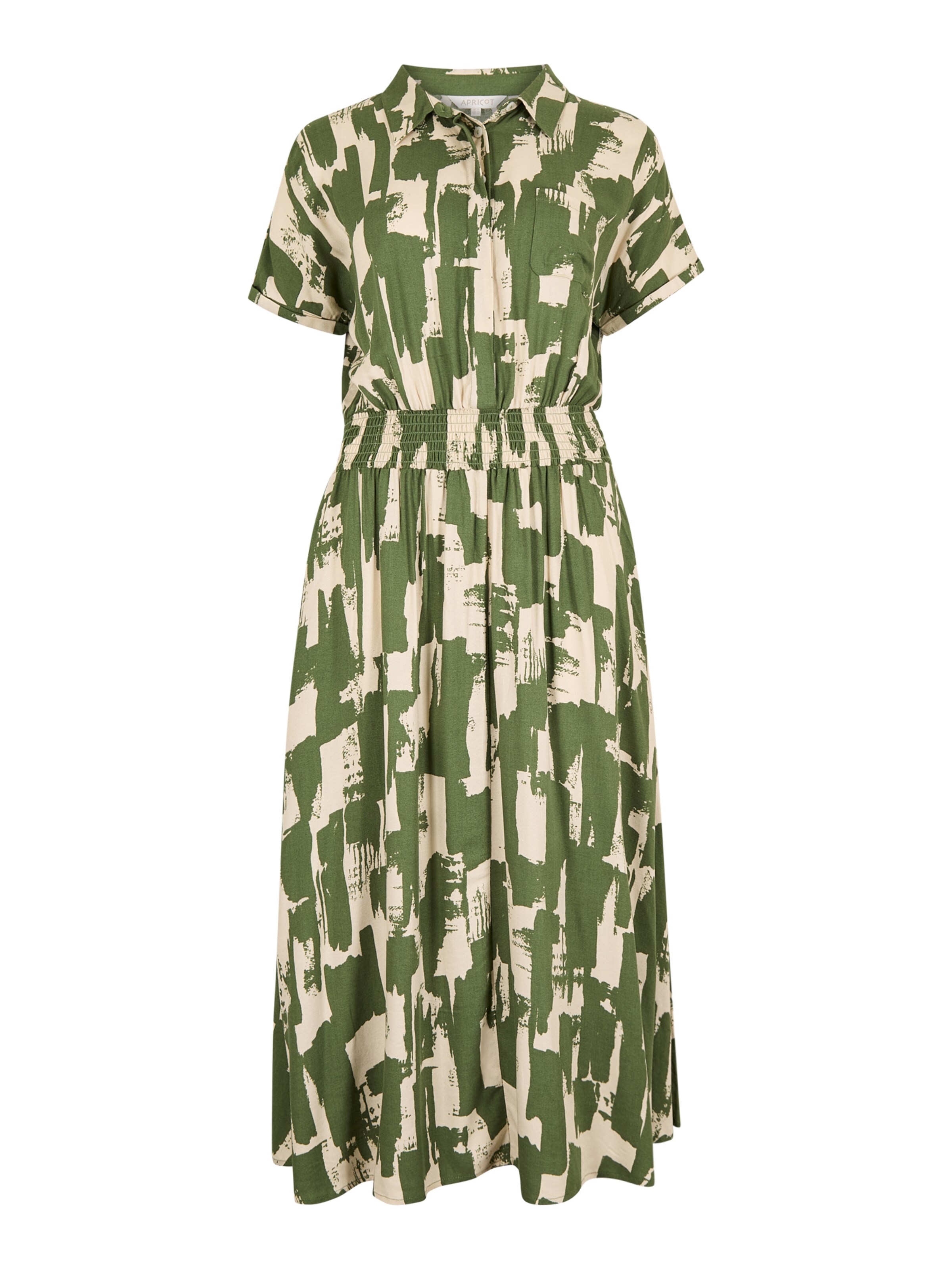 Robe ' ' Apricot en vert : devant