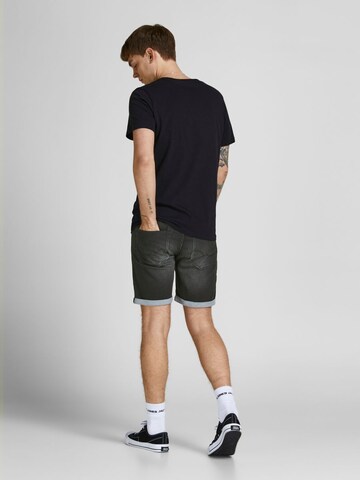 JACK & JONES - Regular Calças de ganga 'Rick' em preto