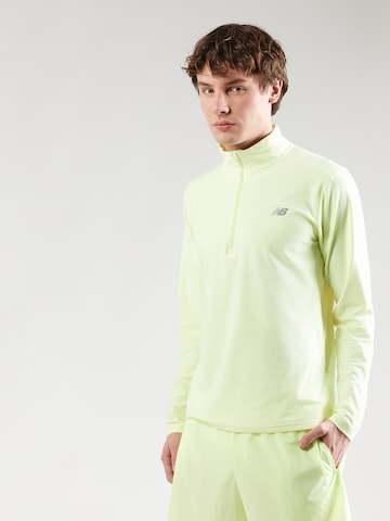 new balance Functioneel shirt 'Spyce Dye' in Groen: voorkant