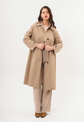 FRESHLIONS Trenchcoat 'Cecilia' in Braun