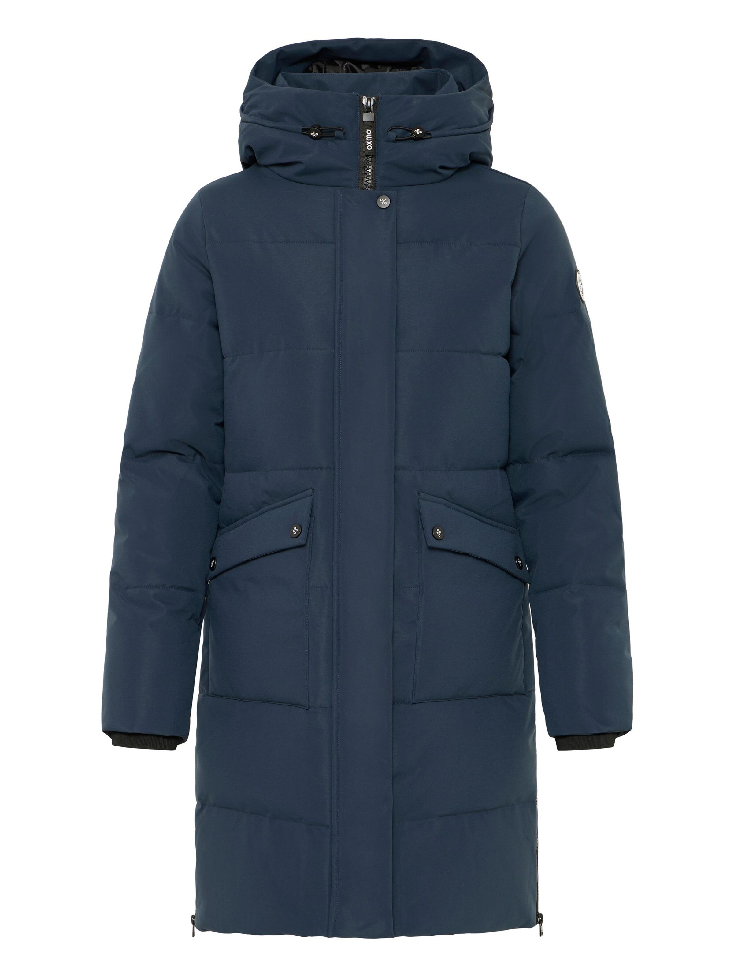 Manteau d’hiver ' OXGILLIAN ' Oxmo en bleu : devant