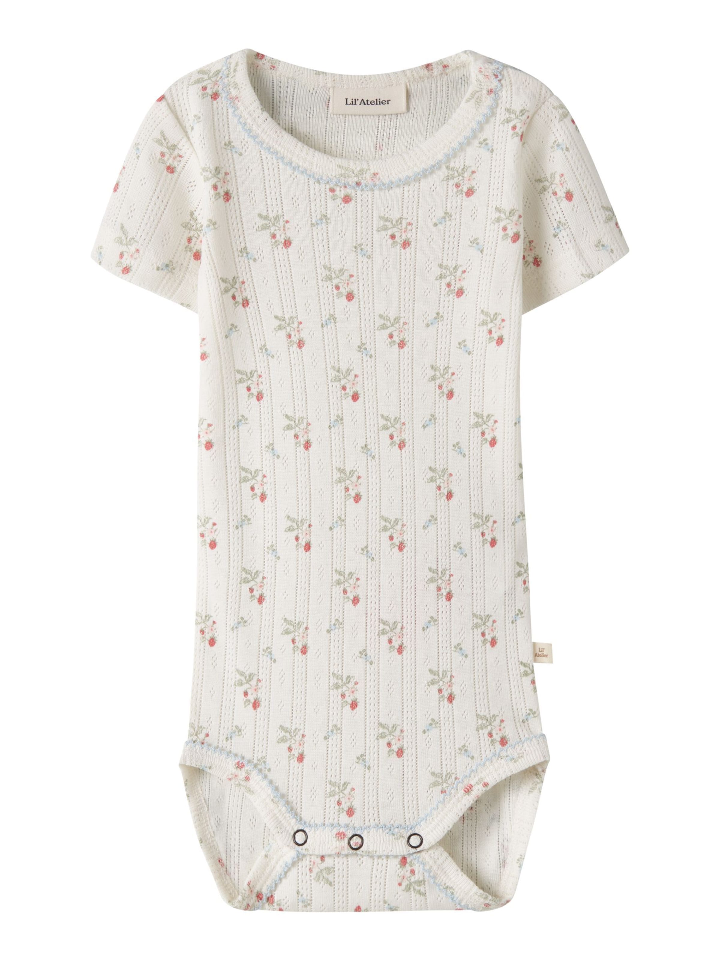 Barboteuse / body Lil'Atelier en blanc : devant