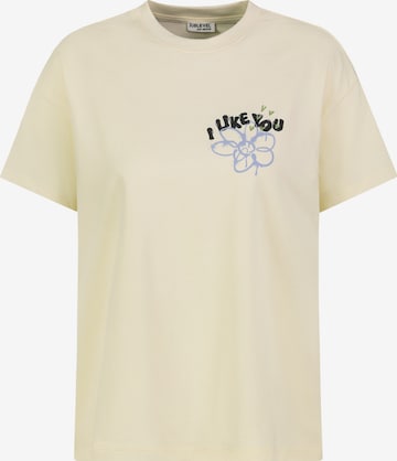 Sublevel T-Shirt in Gelb: Vorderseite