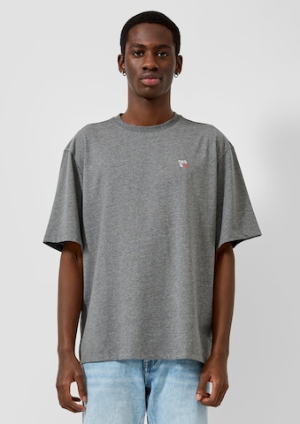 T-Shirt QS en gris : devant