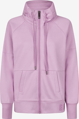 Elbsand Zip-Up Hoodie 'Airine' in Pink: front