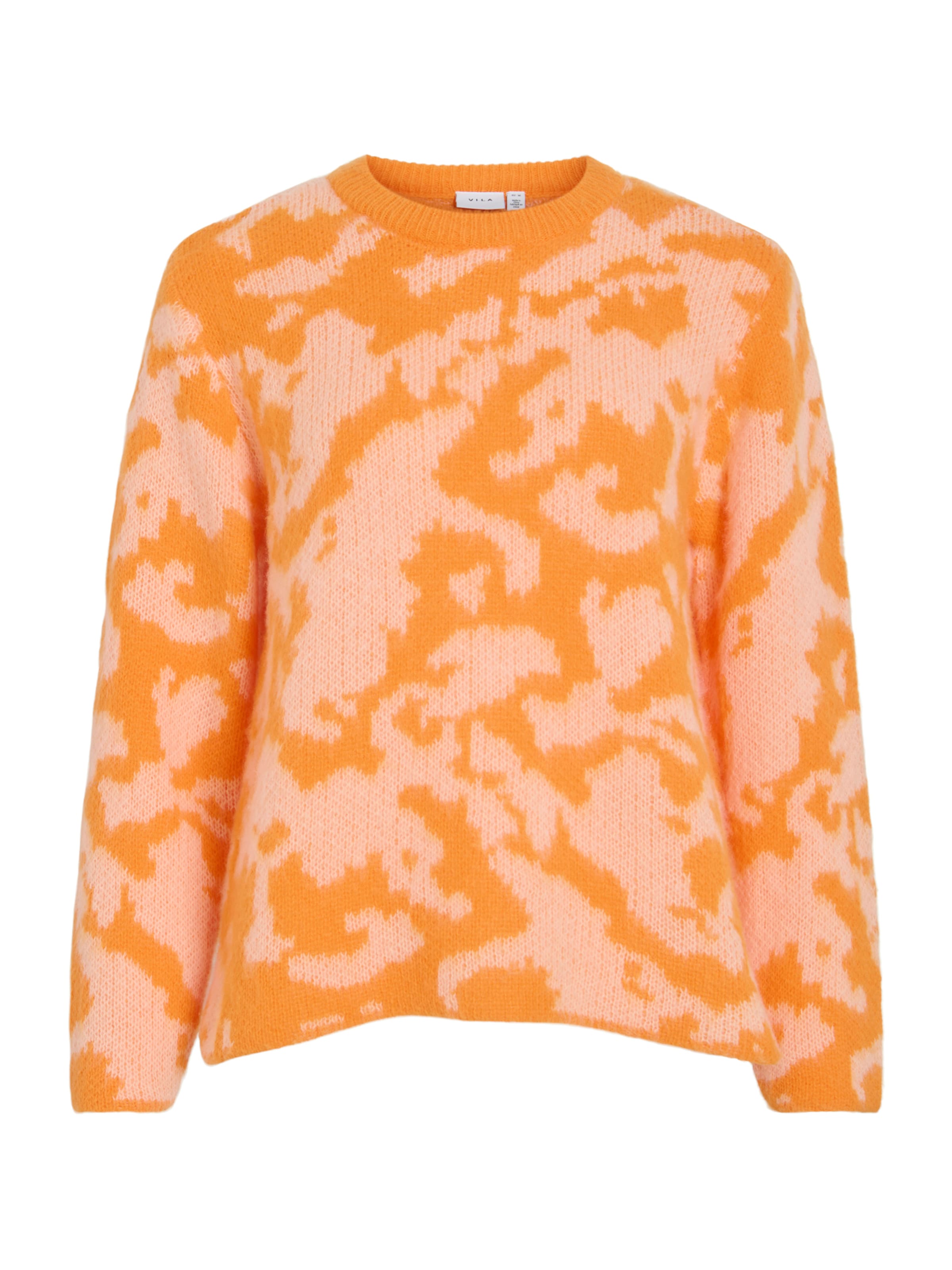 VILA Pulóver 'VIMATTA' - narancs: elől