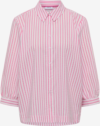 CECIL Bluse in L in pink / pastellpink / weiß, Produktansicht
