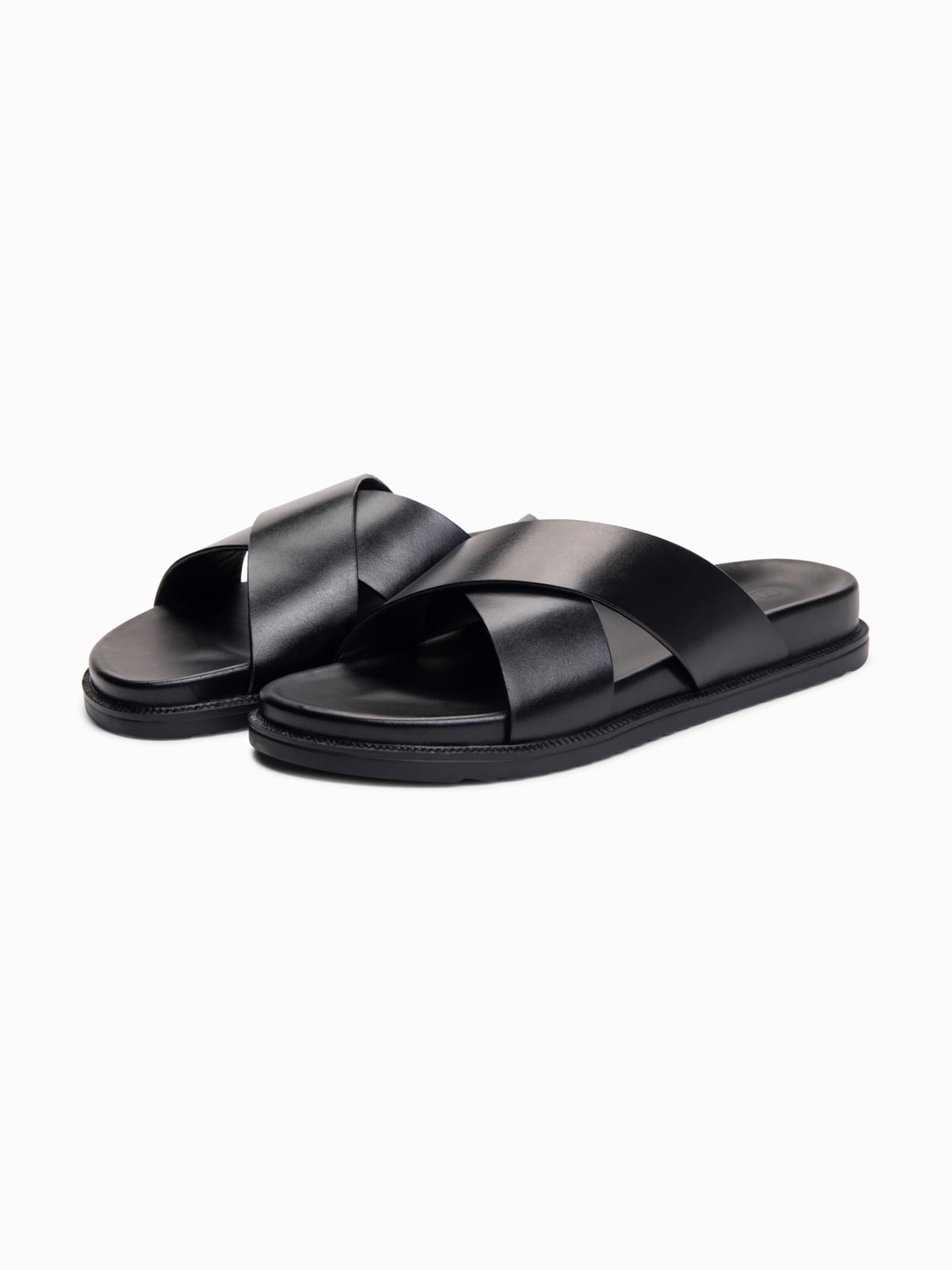 Ombre Mule in Black