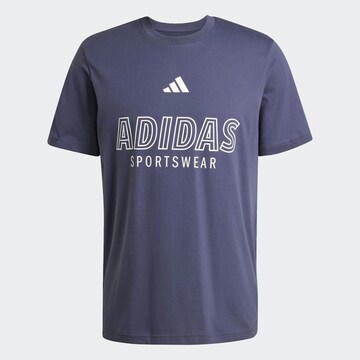 ADIDAS SPORTSWEAR Shirt  'House of Tiro' in Blau: Vorderseite