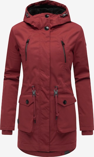 Ragwear Winterparka 'Ellsa' in feuerrot, Produktansicht
