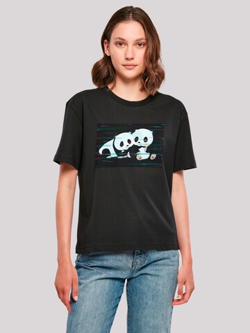 F4NT4STIC Oversized shirt 'Tao Tao Retro' in Black: front