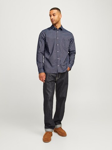 JACK & JONES Regular fit Overhemd 'RDDLESNER' in Blauw