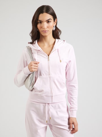 Juicy Couture Sweatjacke 'Gigi' in Pink: Vorderseite