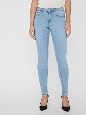 VERO MODA Skinny Jeans 'Tanya' in Blue: front