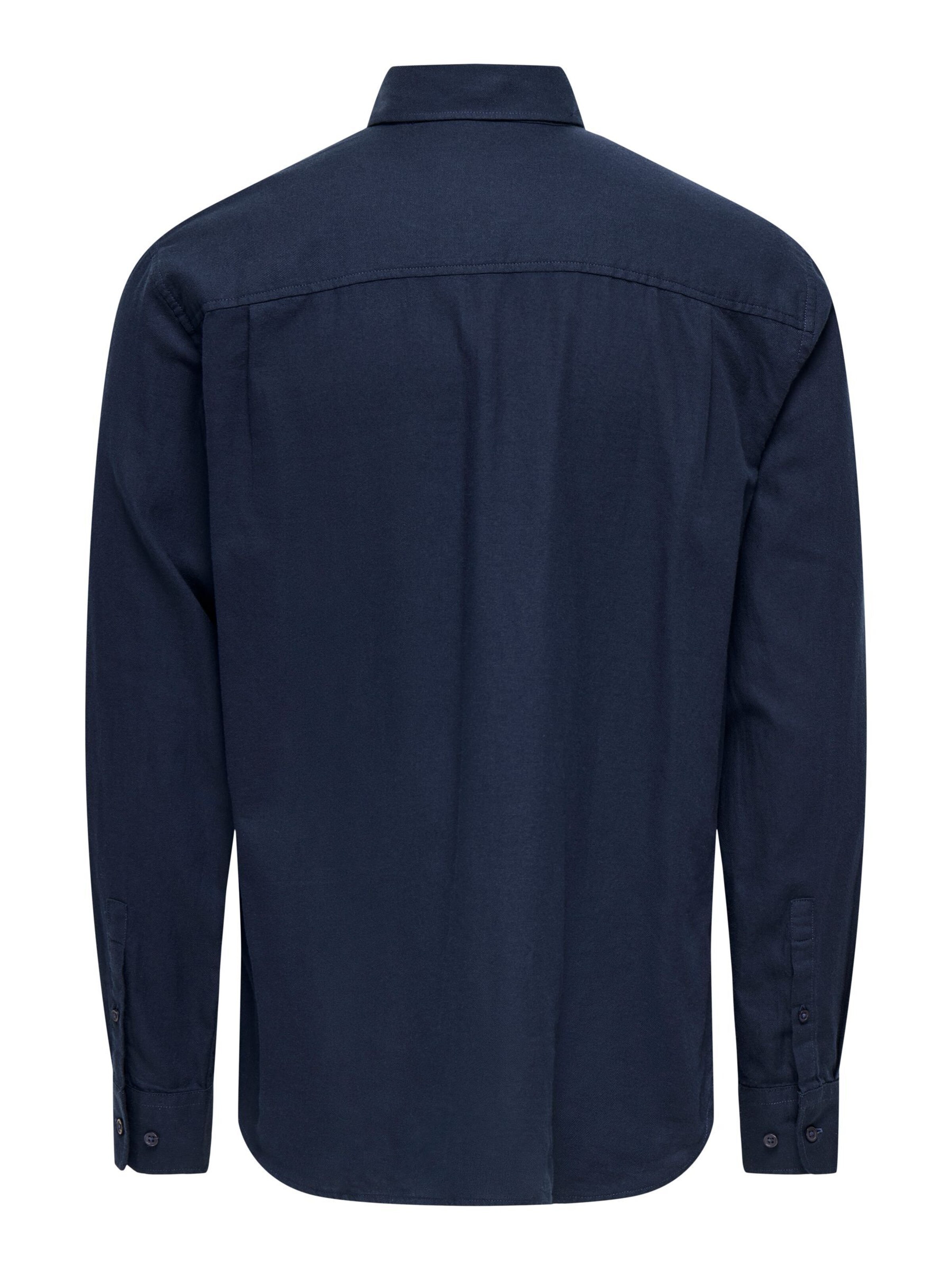 Coupe regular Chemise Only & Sons en bleu