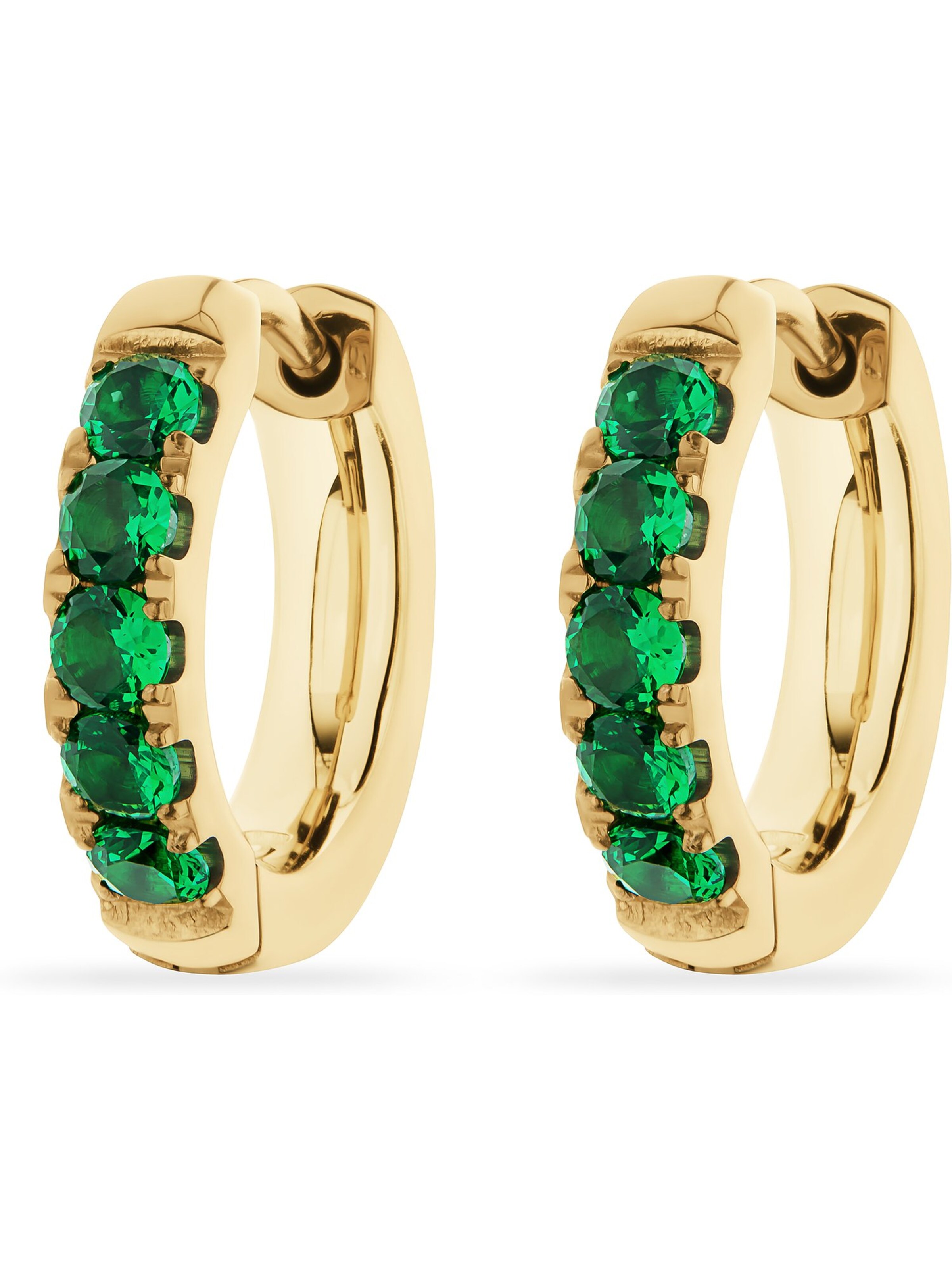 FAVS Earrings in Gold: front