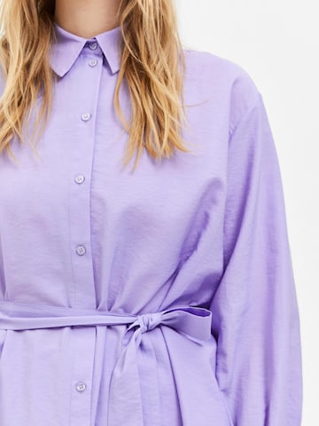 SELECTED FEMME Shirt Dress in Purple