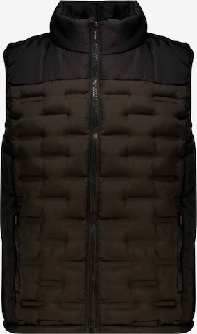 Deeluxe Weste 'Nickson' in Schwarz: Vorderseite