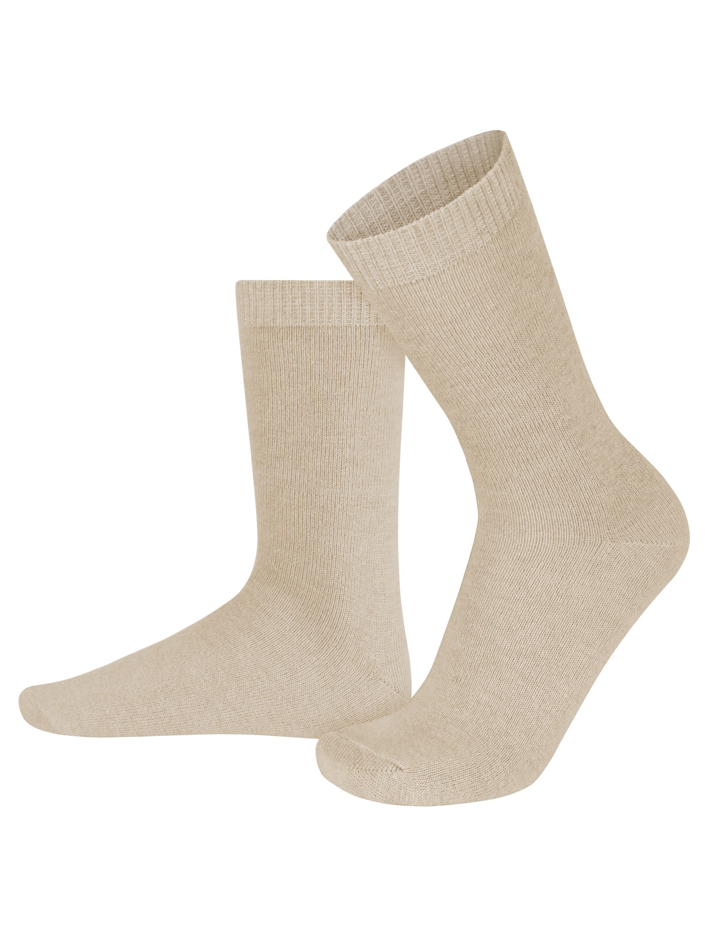 Chaussettes normani en beige
