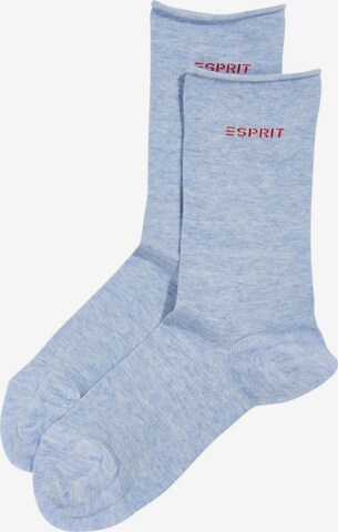 Chaussettes ESPRIT en bleu : devant