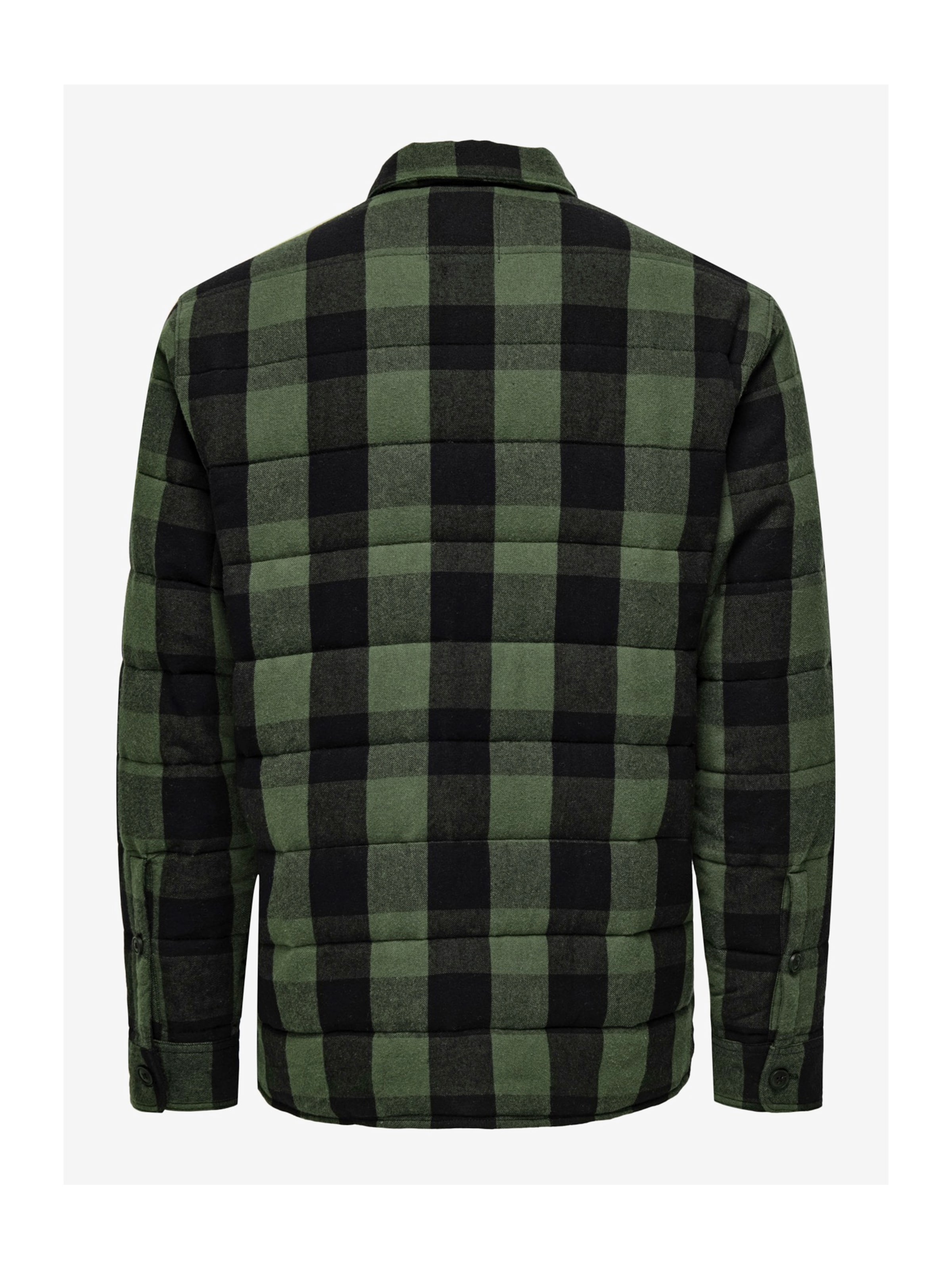 Only & Sons Демисезонная куртка 'ONSGudmund' в Зеленый