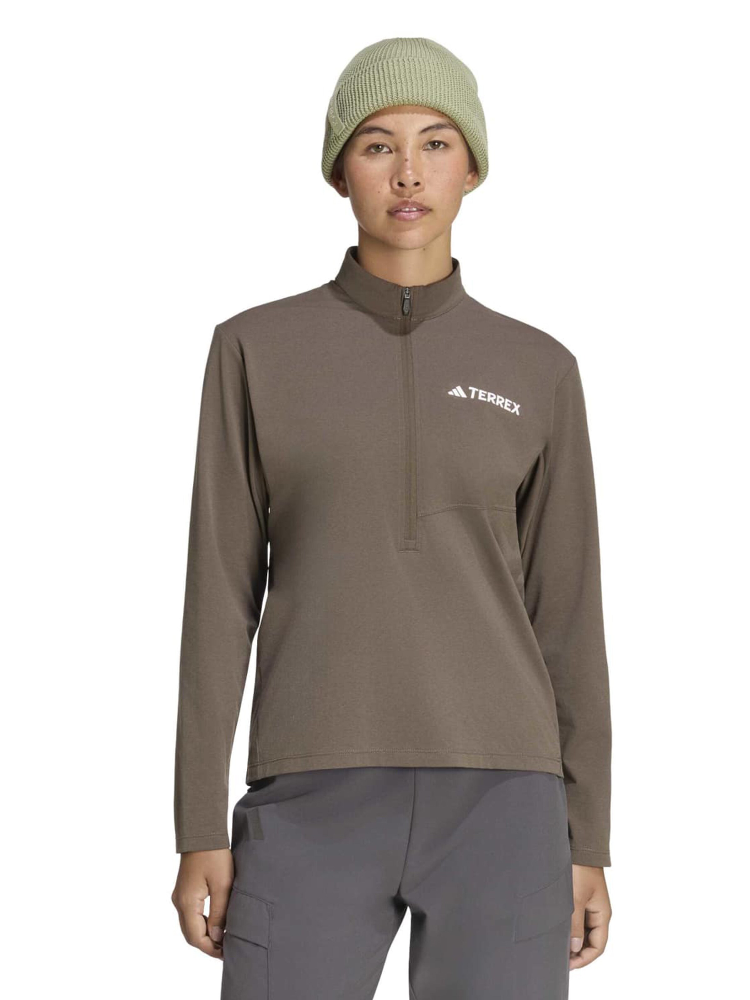 ADIDAS TERREX - Camisa funcionais 'Multi' em verde: frente