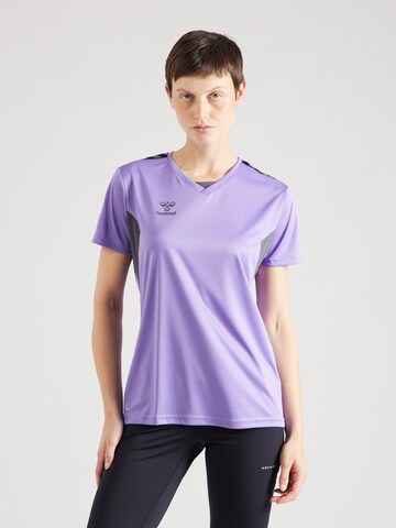 Hummel Funktionsbluse 'Authentic' i lilla: forside