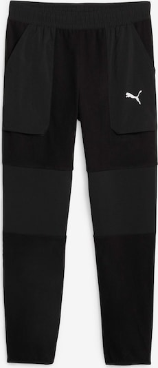 Pantaloni sport 'Fit Hybrid' PUMA pe negru / alb, Vizualizare produs