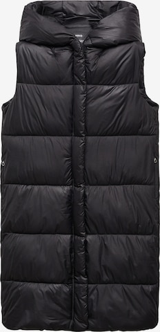 MANGO Vest 'NUBE' in Black: front
