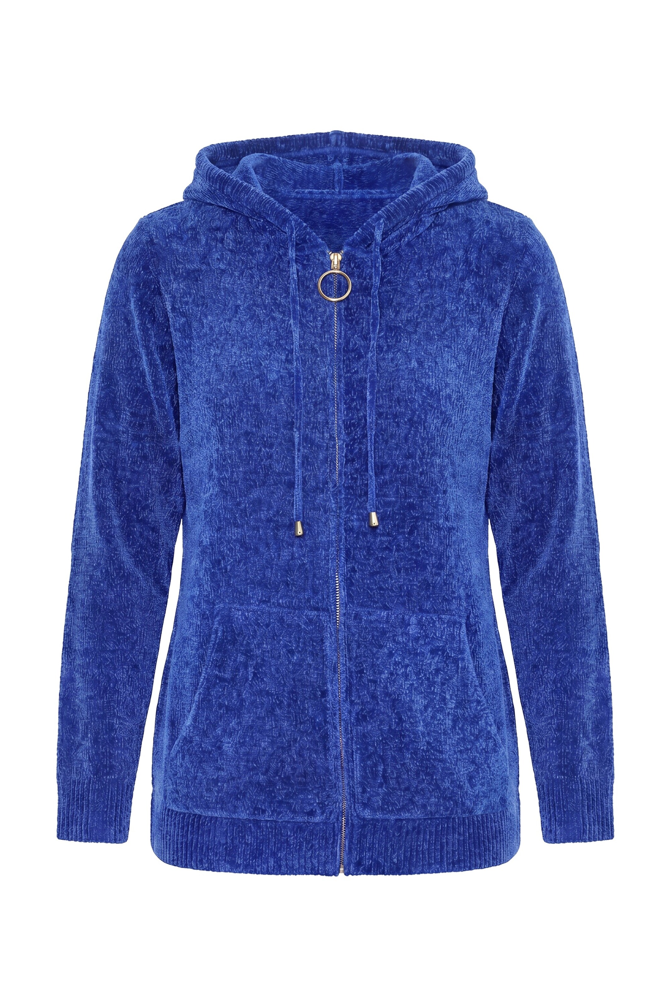 Ulla Popken Knit cardigan in Blue: front