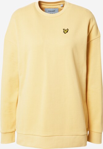 Lyle & Scott Sweatshirt i gul: forside