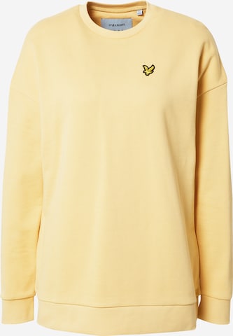 Lyle & Scott Суичър в жълто: отпред