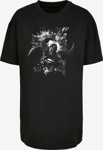 T-shirt oversize 'DC Comics Superman Spot' F4NT4STIC en noir : devant