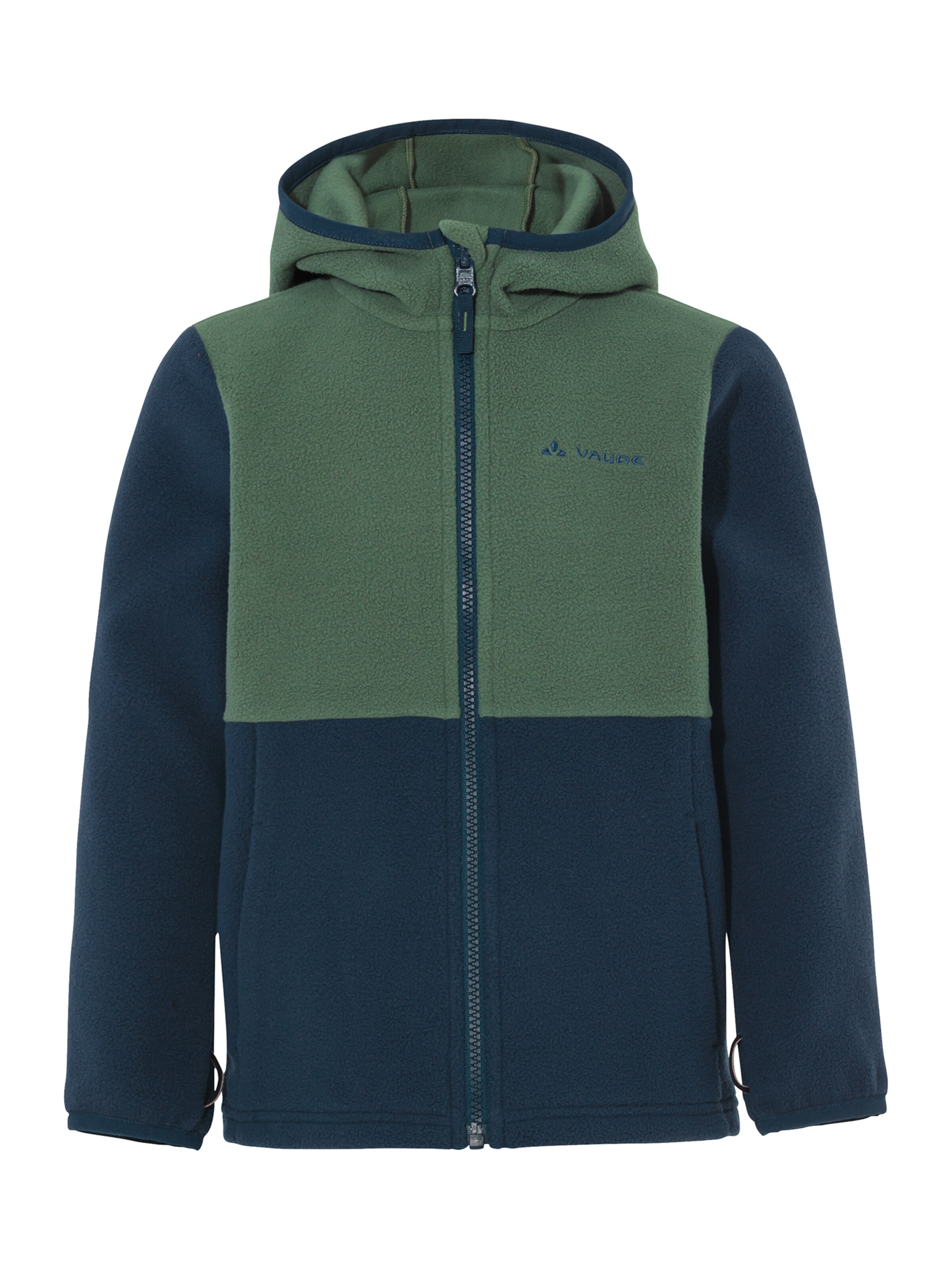 VAUDE Athletic fleece jacket 'Pulex II' in Green: front